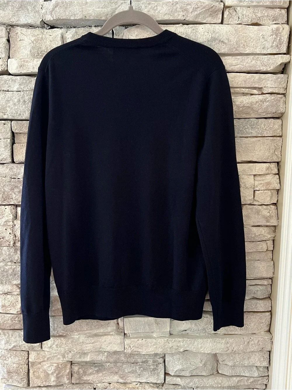 Brooks Brothers Navy Crewneck Sweater